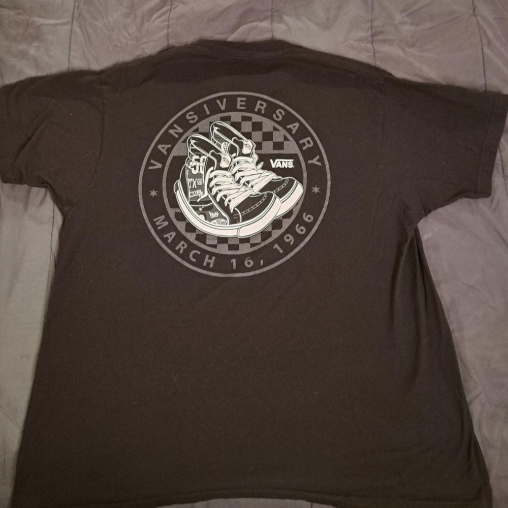 Vans Black & White Skate Hi T-shirt